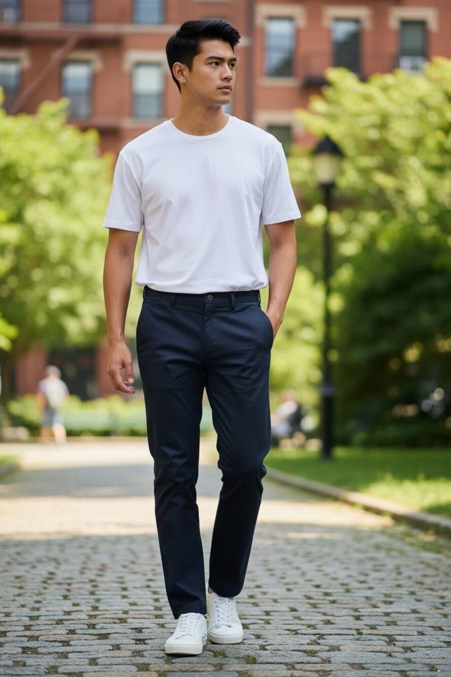Goodfellow & Co Men's Every Wear Slim Fit Chino Pants Size: 34x30 Color: Black